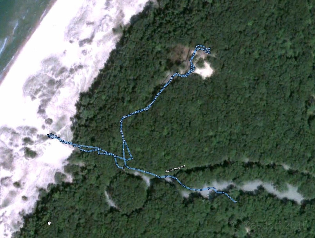 Michigan TC 2010-07 0050.jpg - One of the walks to a "Dune Lookout". Esch Road Point.